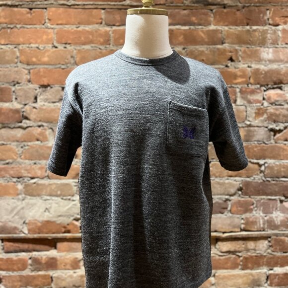 Needles Papillon Embroidered Pocket Tee - Picture 1 of 11